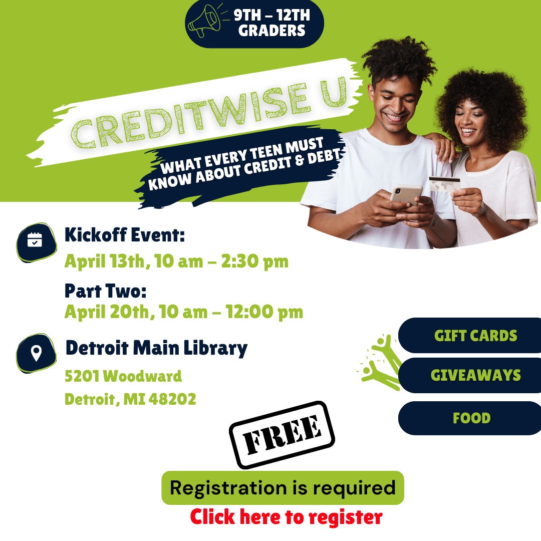 Free Financial Literacy Event for Teenagers in Detroit